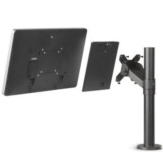 Ergonomic Solutions Height-adjustable 75/100 VESA Plate, BLK